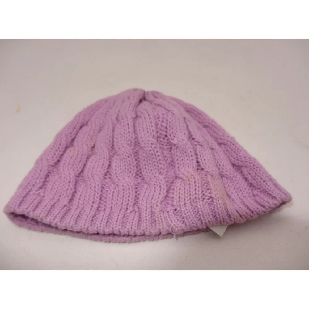 American Girl 2010 Pretty & Plaid Dress Cozy Knit Beret Hat only Lavender Doll